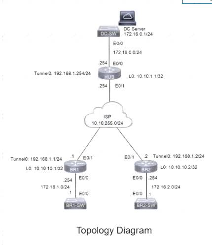 300-410 dumps exhibit