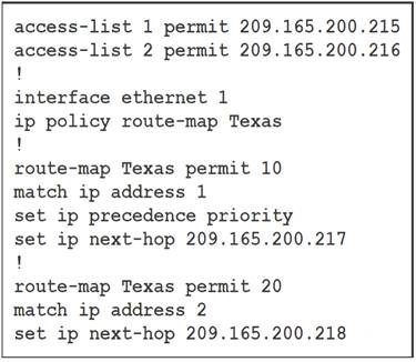 300-410 dumps exhibit