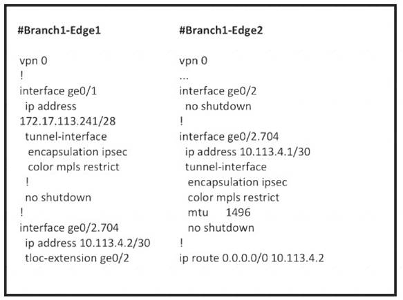 300-415 dumps exhibit