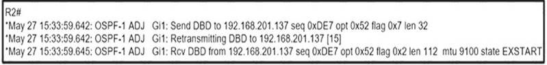 350-401 dumps exhibit