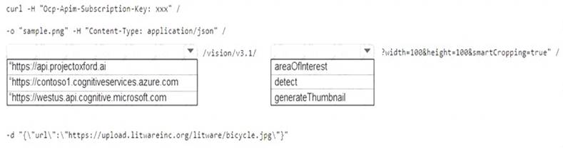 AI-102 dumps exhibit