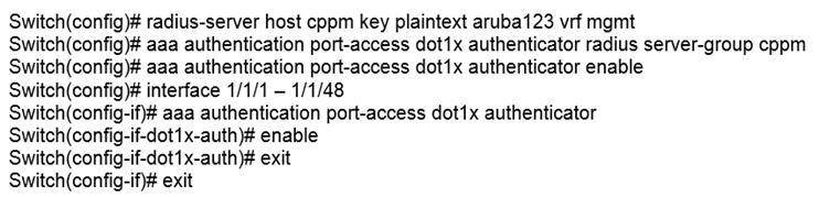 HPE6-A73 dumps exhibit