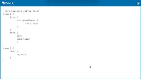 JN0-105 dumps exhibit