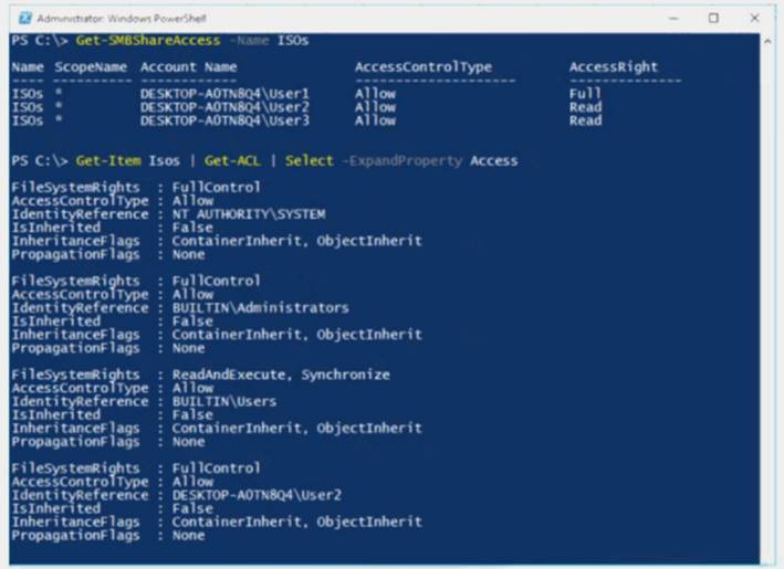 MD-100 dumps exhibit