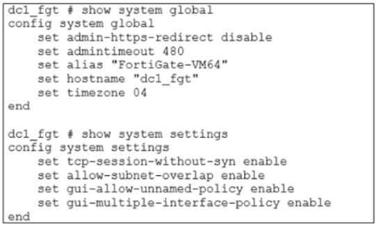 NSE7_SDW-7.2 dumps exhibit