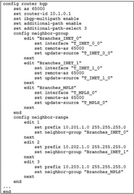 NSE7_SDW-7.2 dumps exhibit